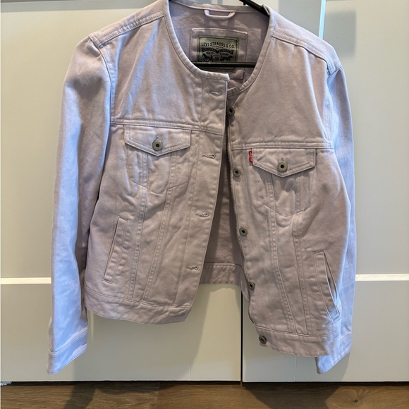 Levi's Light Purple Denim Jacket - Picture 1 of 5
